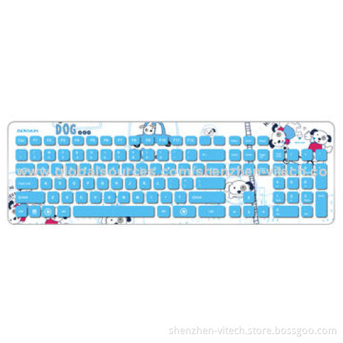 Wired Keyboard, Plug-and-Play Function, Newest Design